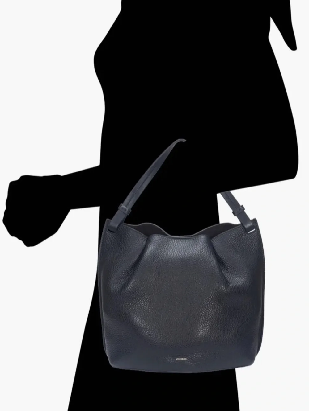 VINCE Ava Leather Crossbody Bag
